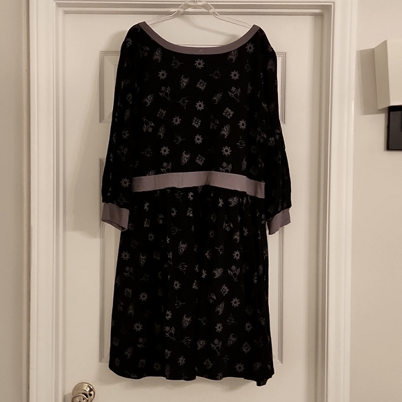 NEW Hot Topic Black & Gray Shadow & Bone Whimsigoth Gothic Dark Dress Size XL - Picture 4 of 7